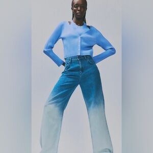 Derek Lam Stylish Blue Ombre Women Jeans